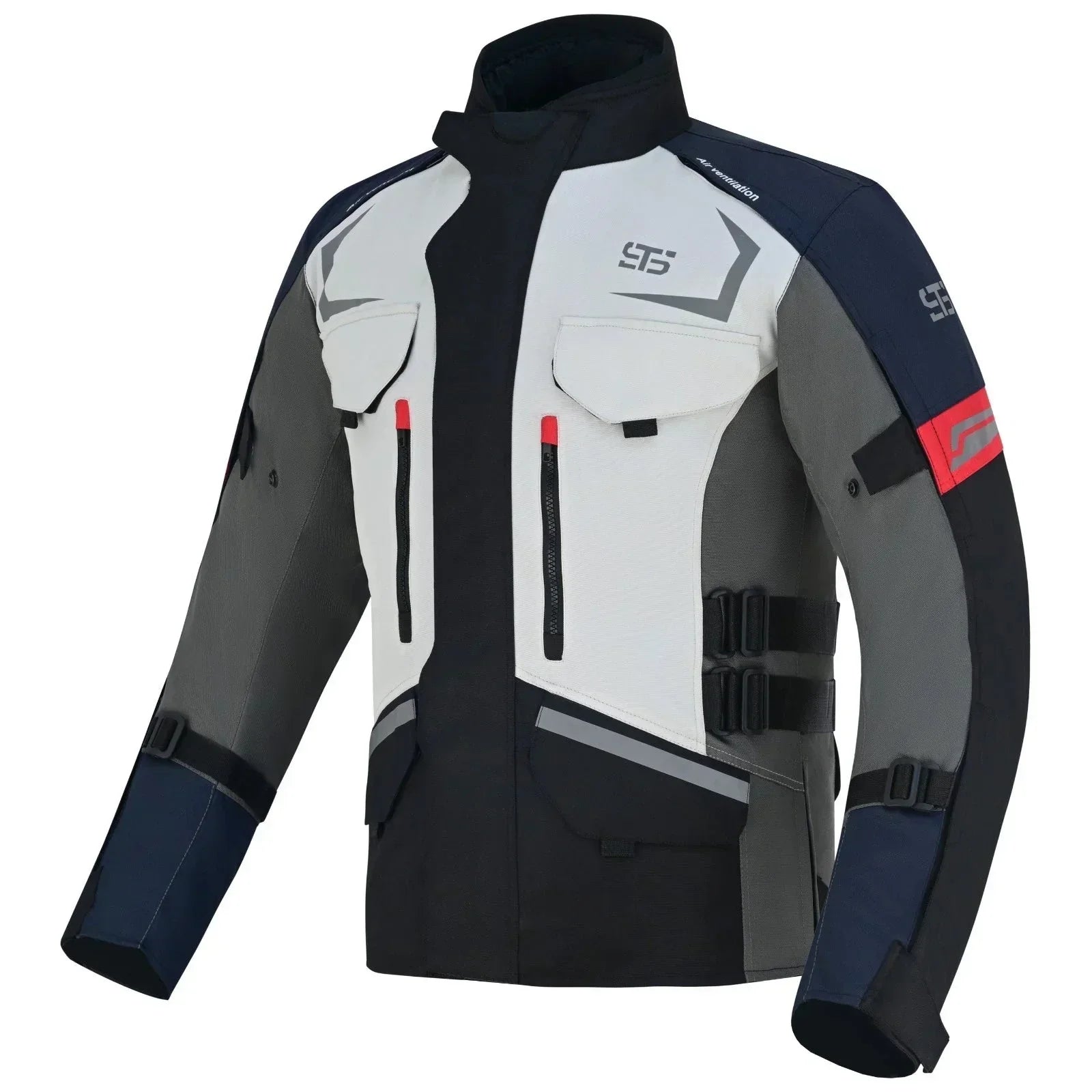 Giacca ergonomica uomo bicolore STORM con zip lunga - Work Center Giacca ergonomica uomo bicolore STORM con zip lunga - Work Center