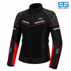 Moto giacca estiva in tessuto da donna S-tech ST 001 AIR  H2Out e 2 strati ST