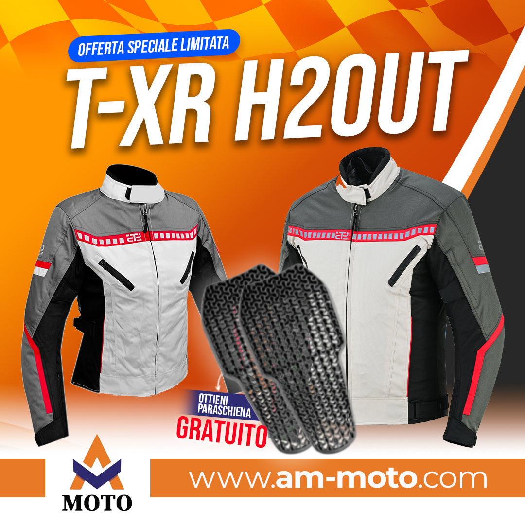 Giubbotto Moto in tessuto uomo Stechmoto ST 1605 T-XR H2Out 3 Strati 4 Stagione ST