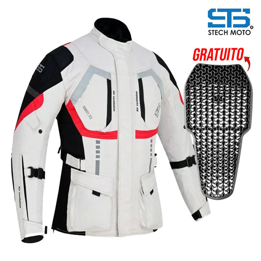 Moto Giubbotto in tessuto S-tech ST 820 MXP Tourer H2Out 3 Strati e 4 Stagione ST