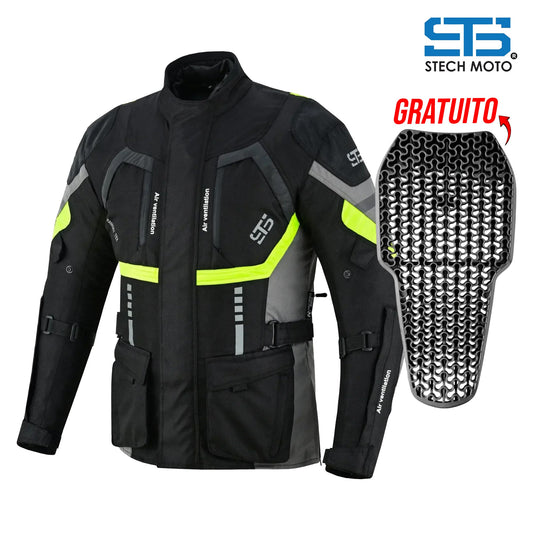 Giubbotto Moto in tessuto S-tech ST 820 MXP Tourer H2Out 3 Strati e 4 Stagione ST