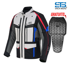 Moto Giubbotto in tessuto S-tech ST 828 ICE-ROAD H2Out 3 Strati e 4 Stagione ST