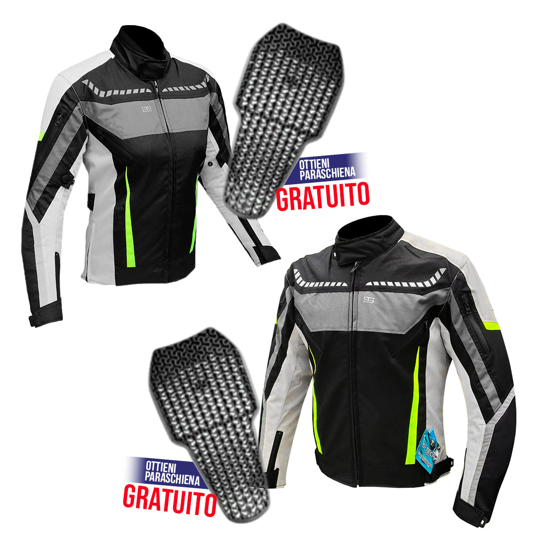 Moto Giacca in tessuto tecnico S-tech 1602 X-STELVIO H2Out 3-Strati 4 Stagione ST