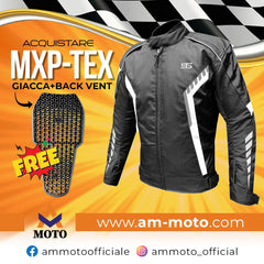 Moto Giubbotto in tessuto Stechmoto ST 848 MXP-Tex H2Out 3-Strati 4-Stagioni