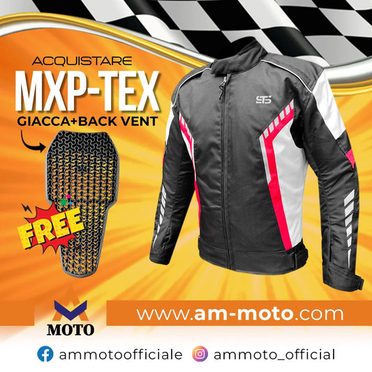 Moto Giacca in tessuto Stechmoto ST 848 MXP-Tex H2Out 3-Strati 4-Stagioni