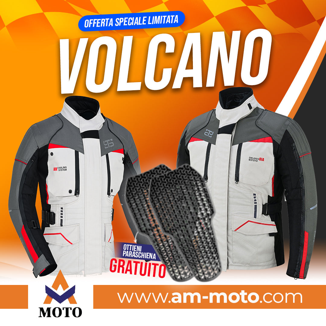 Moto Giacca in tessuto Stechmoto ST 825 Volcano H2Out 3 Strati e 4 Stagione ST