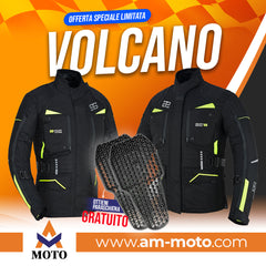 Moto giubbotto in tessuto Stechmoto ST 825 Volcano H2Out 3 Strati e 4 Stagione ST