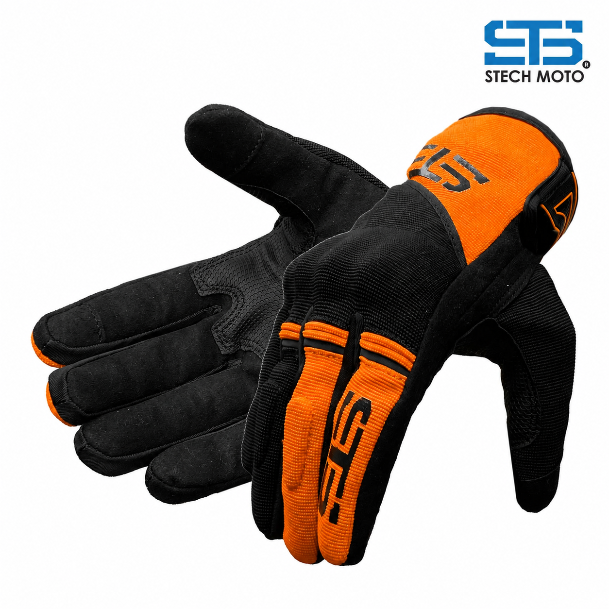 Guanti da Moto in tessuto S-tech F-835 Matt  Enduro Cross Off-Road ST