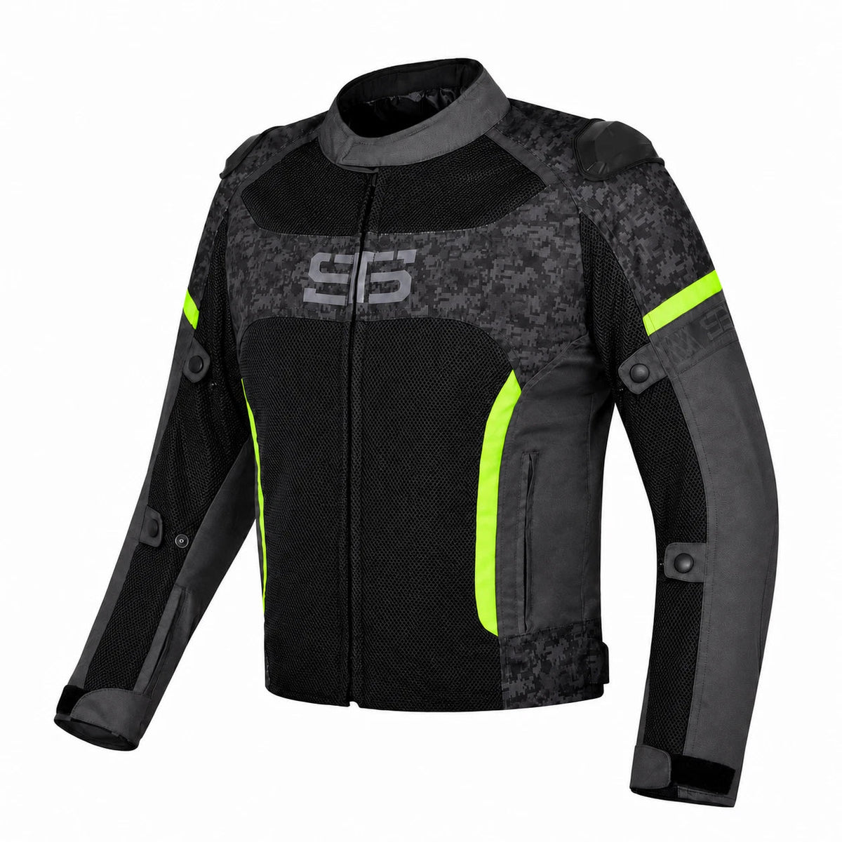 Moto giacca estivo Uomo S-Tech 870 AIR Impermeabile CE Protezione ST