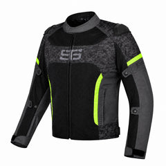 Moto giacca estivo Uomo S-Tech 870 AIR Impermeabile CE Protezione ST
