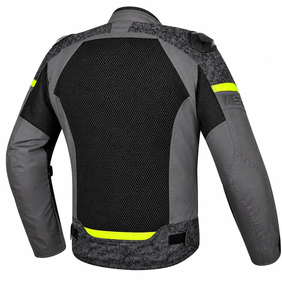Moto giacca estivo Uomo S-Tech 870 AIR Impermeabile CE Protezione ST