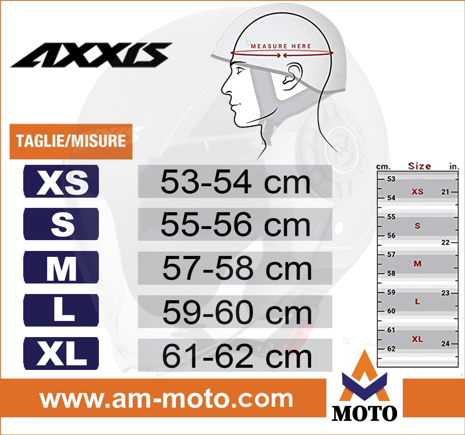 AXXIS_Helmet_Size_Chart - Am Moto-Abbigliamento Moto