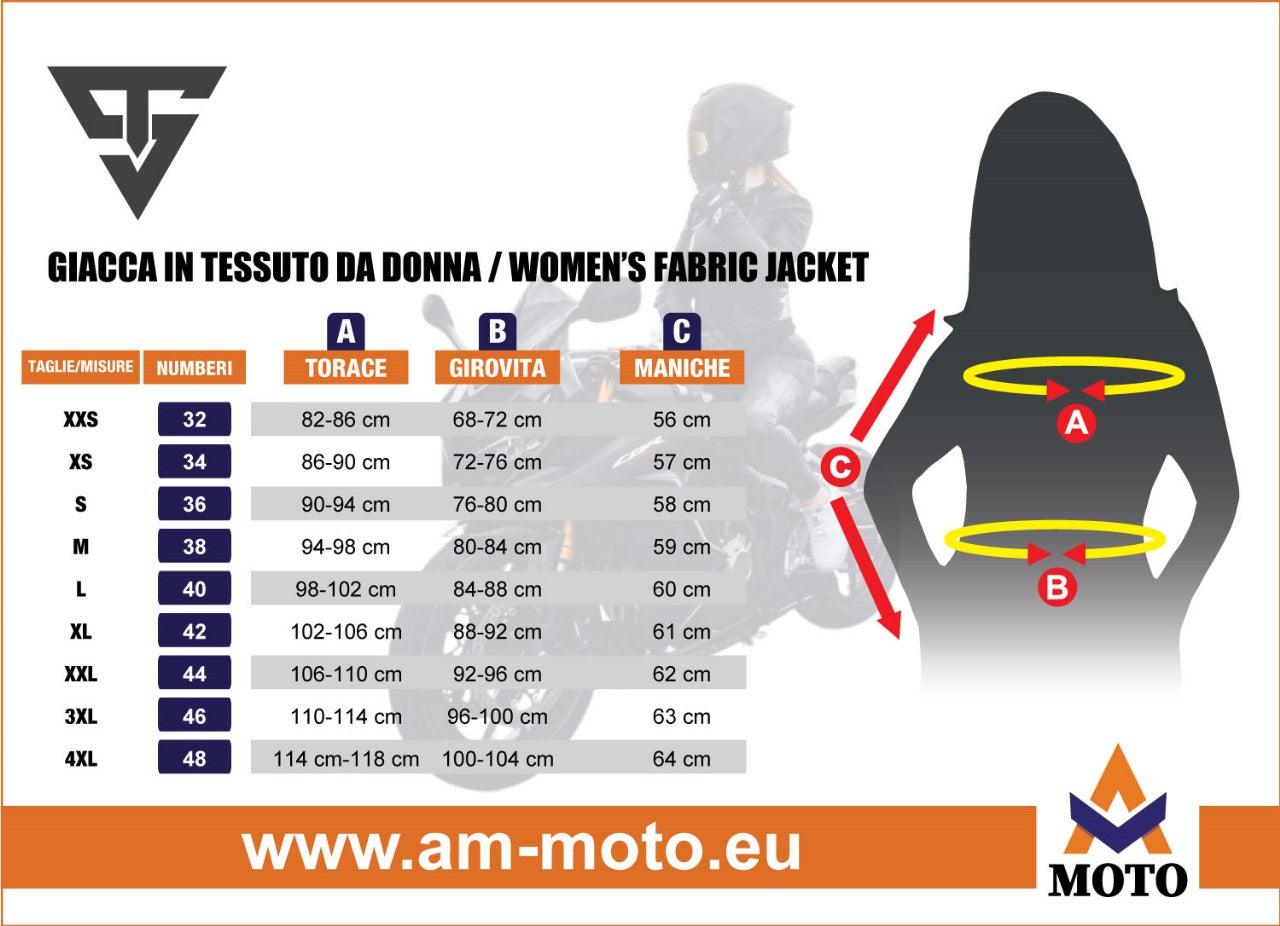 Aquila_Women_Tex_size_Chart - Am Moto-Abbigliamento Moto