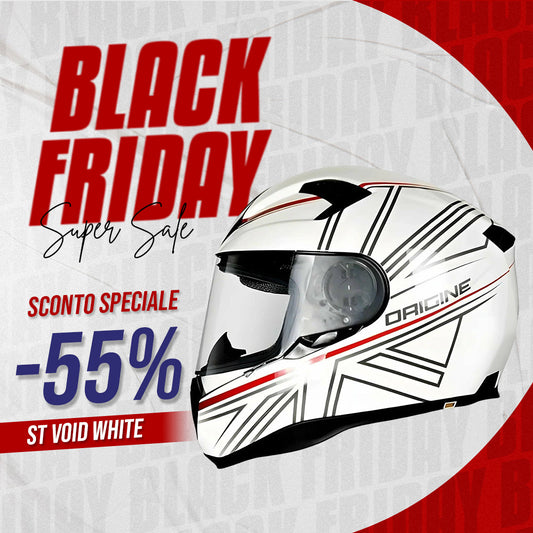 Casco Moto Integrale Bianco Origine ST Void: Design in Fibra, Sicurezza al Top Origine