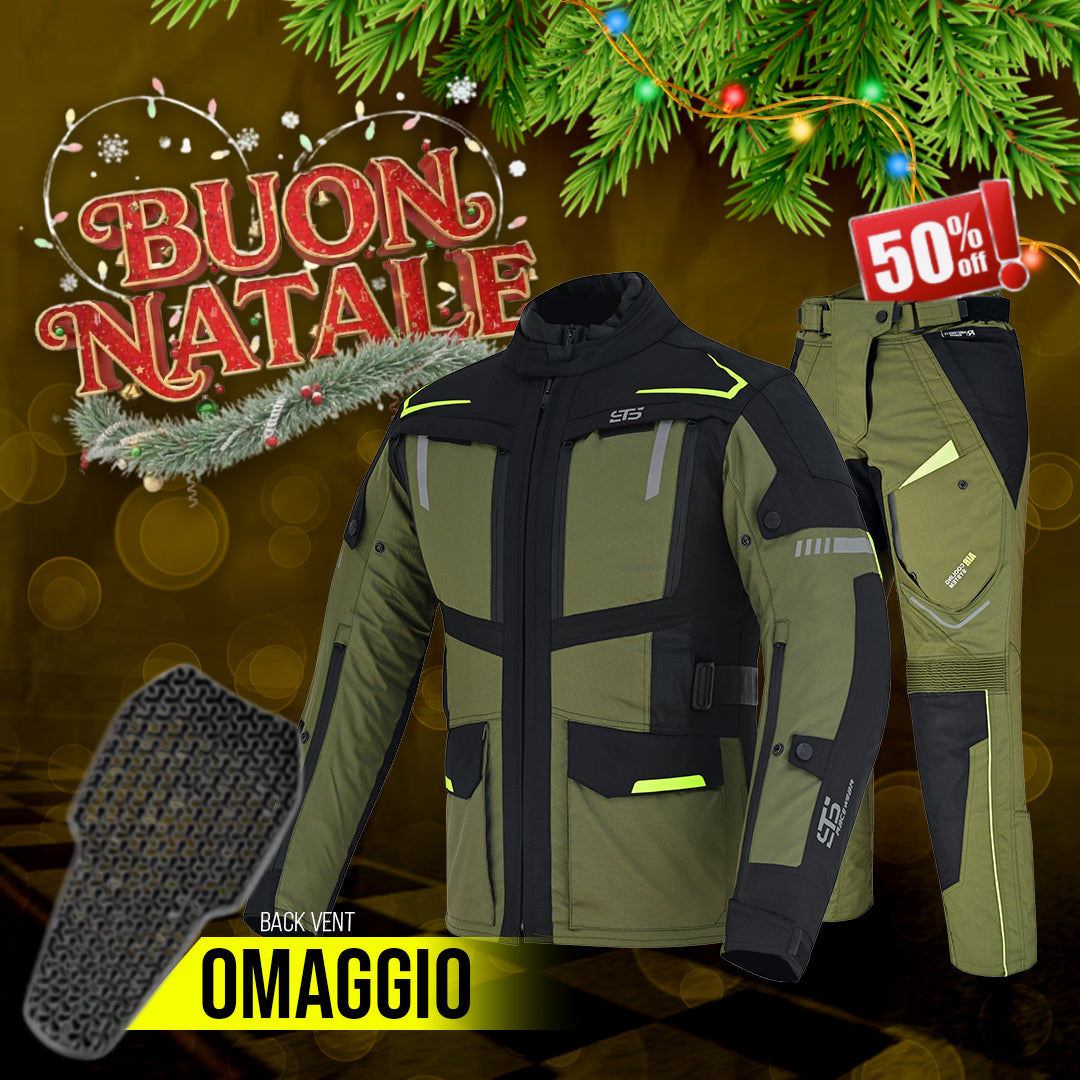 Moto Giacca e pantaloni in tessuto S-tech ST 838 Dragon-X H2Out 3-Strati e 4-Stagione ST