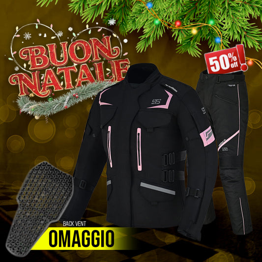 Moto Giacca e pantalone in Tessuto da donna S-tech ST 815 Venom-X H2Out 3-Strati 4-Stagione