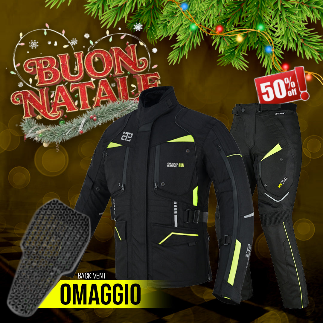 Moto Giacca e pantaloni in tessuto Stechmoto ST 825 Volcano H2Out 3 strati e 4 stagione ST