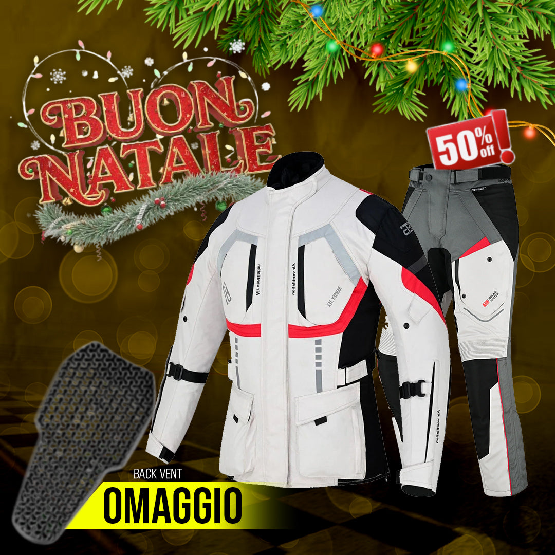 Moto Giubbotto e pantaloni in tessuto Stechmoto ST 820 MXP Tourer H2Out 3 Strati e 4 Stagione ST