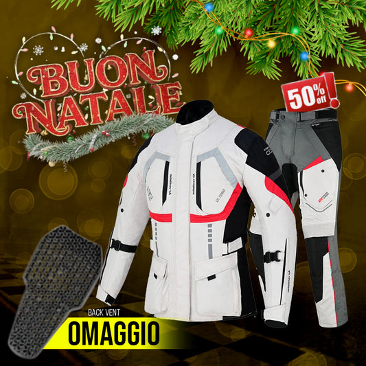 Moto Giubbotto e pantaloni in tessuto Stechmoto ST 820 MXP Tourer H2Out 3 Strati e 4 Stagione ST