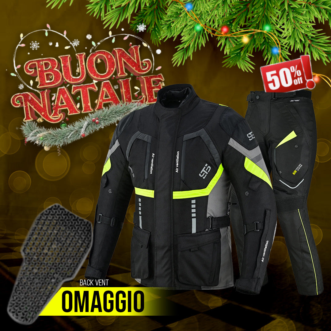 Moto Giacca e pantaloni in tessuto Stechmoto ST 820 MXP Tourer H2Out 3 Strati e 4 Stagione ST