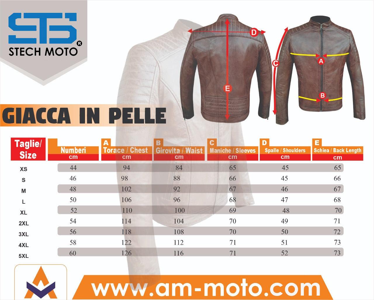Fashion_leather_jacket_size_chart - Am Moto-Abbigliamento Moto