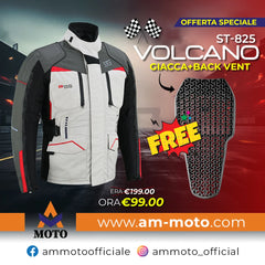 Moto Giacca in tessuto da uomo Stechmoto ST 825 Volcano H2Out 3 strati e 4 stagione