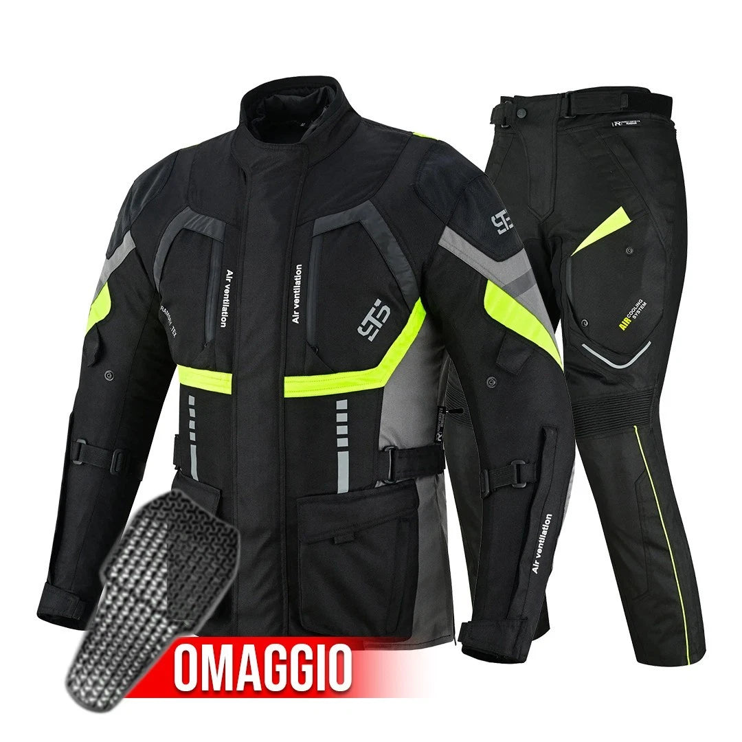 Moto Giacca e pantaloni in tessuto Stechmoto ST 820 MXP Tourer H2Out 3 Strati e 4 Stagione ST
