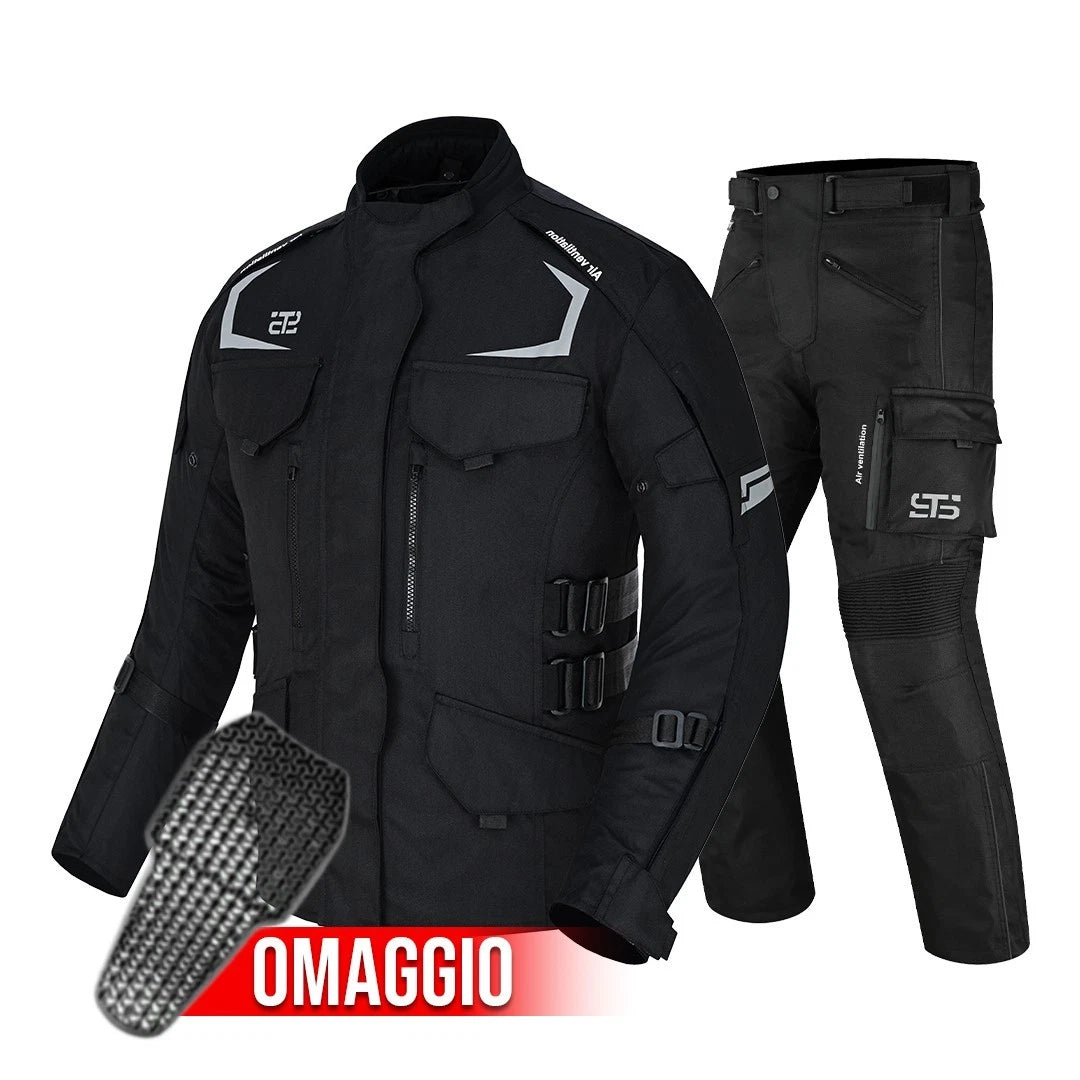 Moto Giacca e pantalone Stechmoto ST 815 Venom-X H2Out 3 Strati 4 Stagioni ST