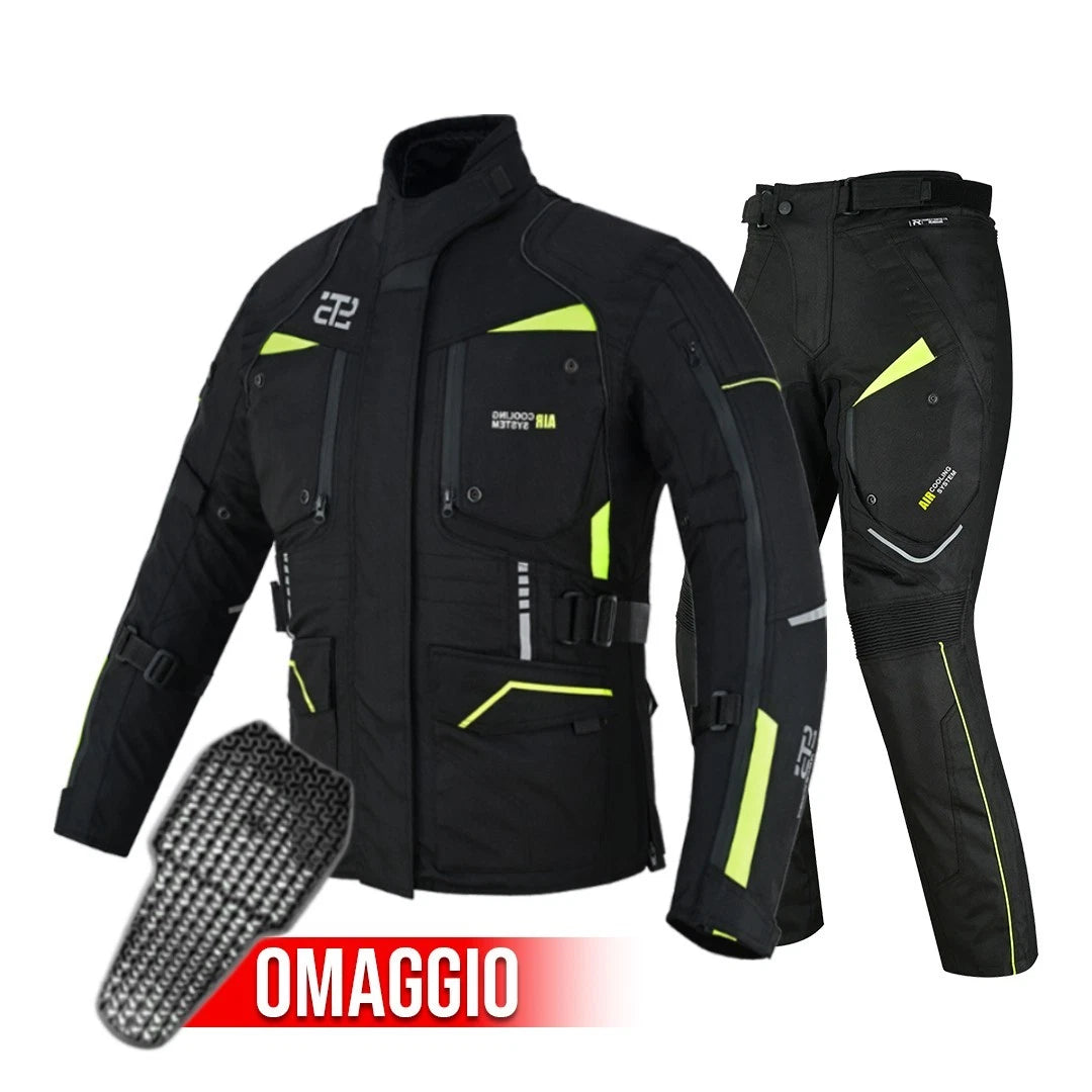 Moto Giacca e pantaloni in tessuto Stechmoto ST 825 Volcano H2Out 3 strati e 4 stagione ST