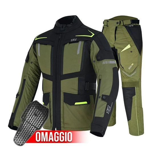 Moto Giacca e pantaloni in tessuto S-tech ST 838 Dragon-X H2Out 3-Strati e 4-Stagione ST