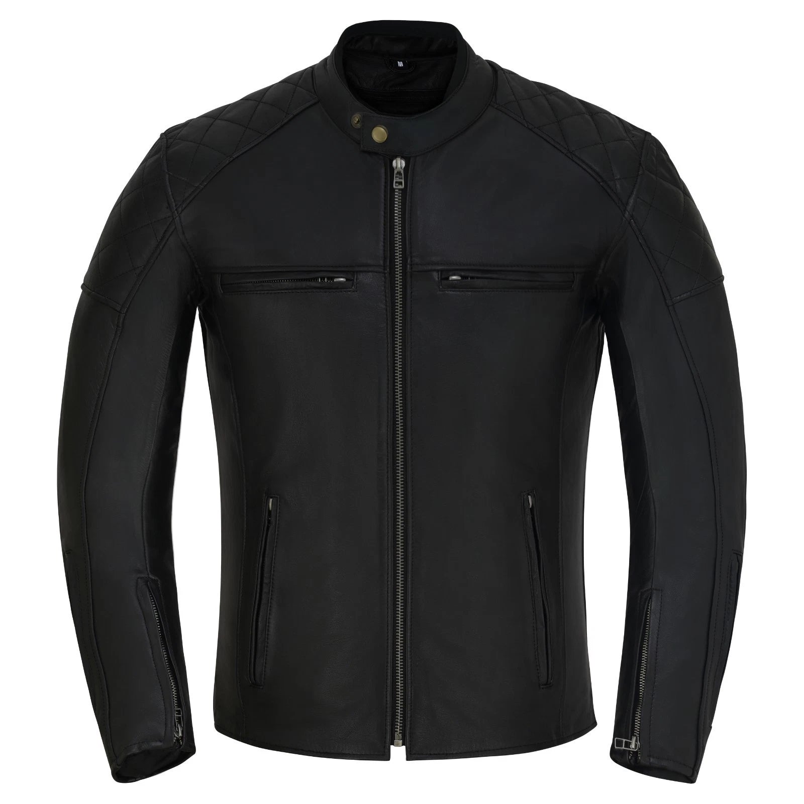 Giubbotto Moto in Pelle da Uomo Stechmoto ST 1755 Neo-Stemor Pelle Morbidissimo ST
