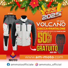 Moto Giacca e pantaloni Stechmoto ST 825 Volcano H2Out 3 strati e 4 stagione ST