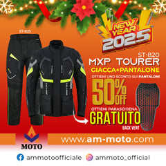 Moto Giacca e pantaloni in tessuto Stechmoto ST 820 MXP Tourer H2Out 3 Strati e 4 Stagione ST