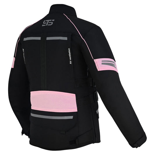 Moto Giacca in Tessuto da donna S-tech ST 815 Venom-X H2Out 3-Strati 4-Stagione