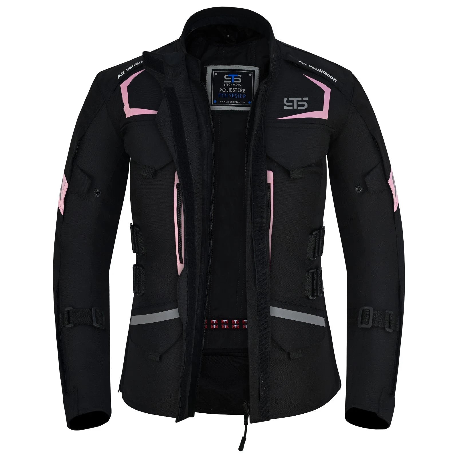 Moto Giacca in Tessuto da donna S-tech ST 815 Venom-X H2Out 3-Strati 4-Stagione ST