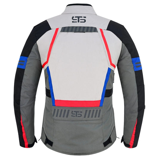 Moto Giubbotto in tessuto S-tech ST 828 ICE-ROAD H2Out 3 Strati e 4 Stagione ST