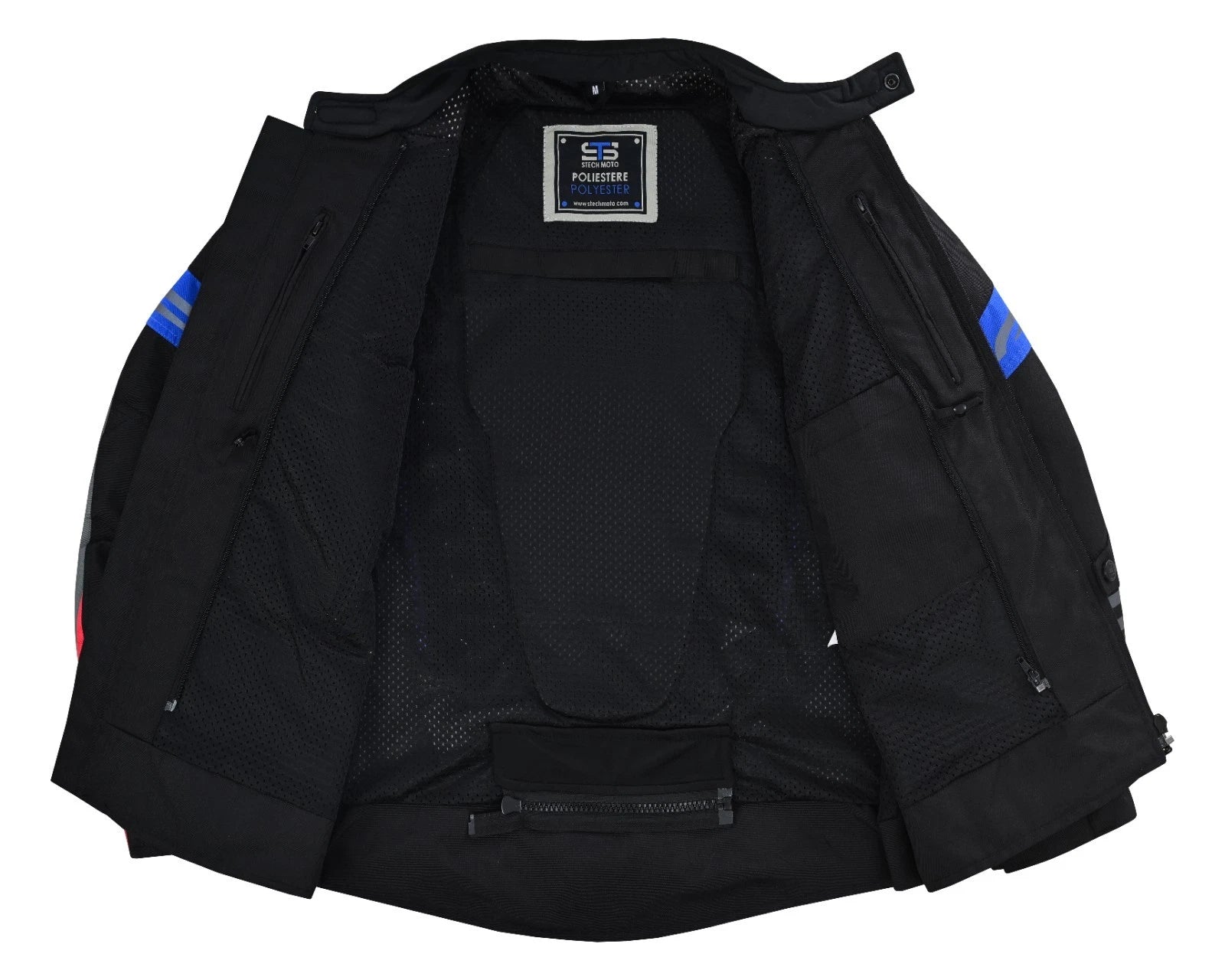 Giubbotto moto in tessuto S-tech ST 828 ICE-ROAD H2Out 3 Strati e 4 Stagione ST