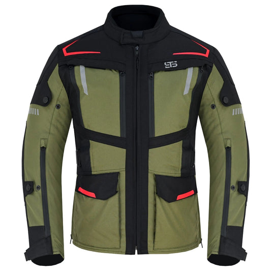 Giubbotto Moto in tessuto S-tech ST 838 Dragon H2Out 3 Strati e 4 Stagione ST