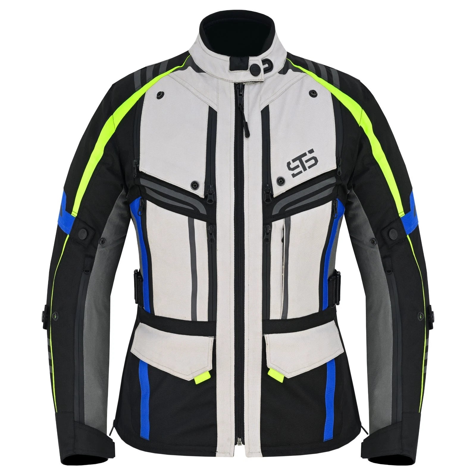 Moto giubbotto in tessuto S-Tech 828 ICE-ROAD H2Out 3 Strati 4-Stagione ST