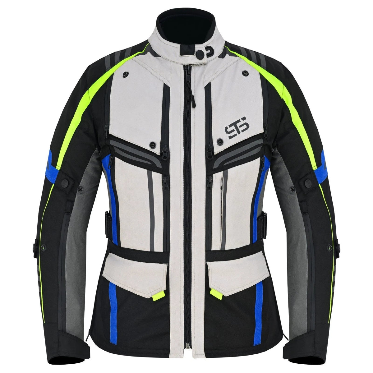 Moto giubbotto in tessuto S-Tech 828 ICE-ROAD H2Out 3 Strati 4-Stagione ST