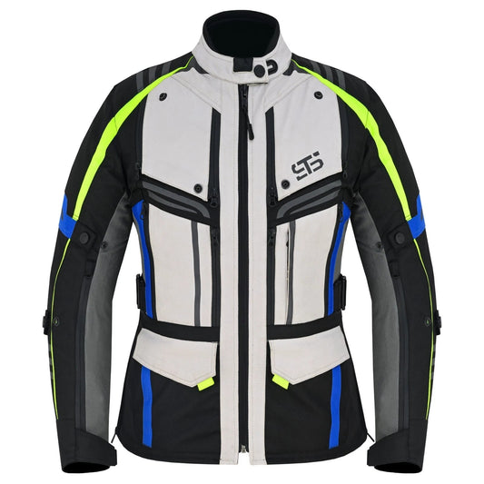 Moto giubbotto in tessuto S-Tech 828 ICE-ROAD H2Out 3 Strati 4-Stagione ST