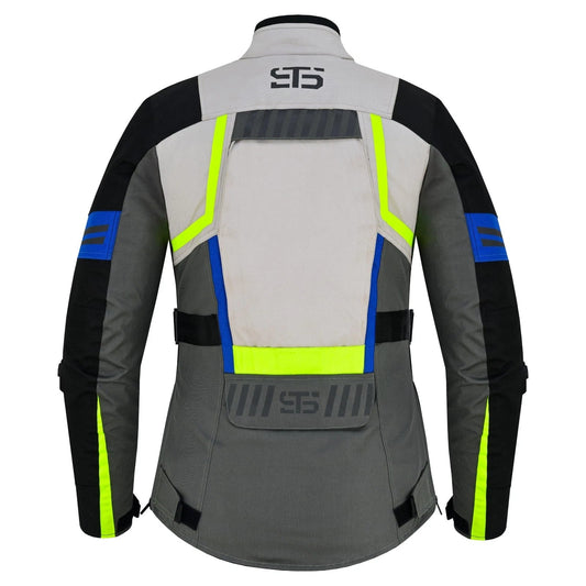 Moto giubbotto in tessuto S-Tech 828 ICE-ROAD H2Out 3 Strati 4-Stagione ST