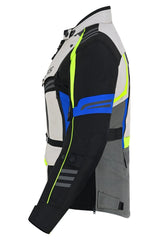 Moto giubbotto in tessuto S-Tech 828 ICE-ROAD H2Out 3 Strati 4-Stagione ST