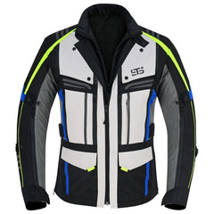 Moto giubbotto in tessuto S-Tech 828 ICE-ROAD H2Out 3 Strati 4-Stagione ST