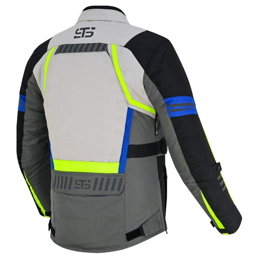 Moto Giubbotto in tessuto S-tech ST 828 ICE-ROAD H2Out 3 Strati e 4 Stagione ST