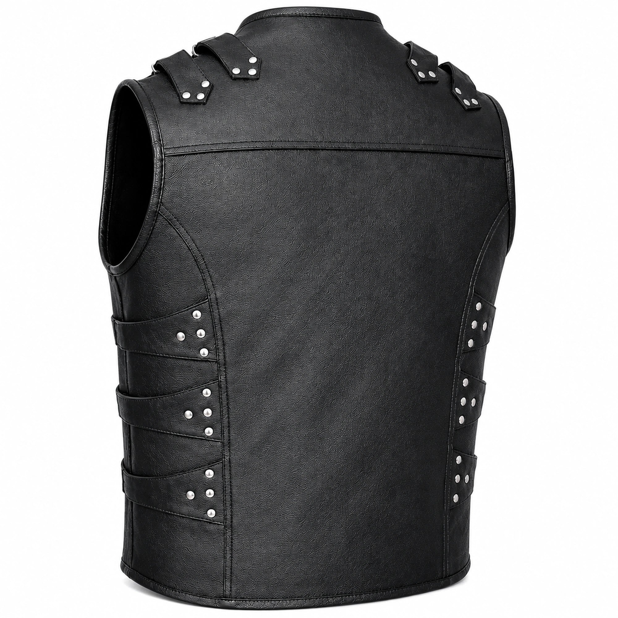 Moto Gilet in pelle S-tech ST 1100 Torento FIBBIE Vintage Custom Café Race ST