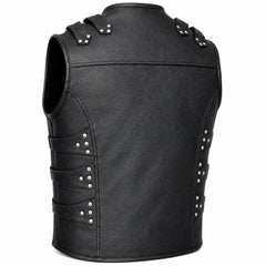 Moto Gilet in pelle S-tech ST 1100 Torento FIBBIE Vintage Custom Café Race ST
