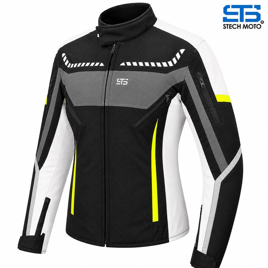 Moto Giacca in tessuto donna S-tech 1602 X-STELVIO H2Out 3-strati 4 Stagioni ST