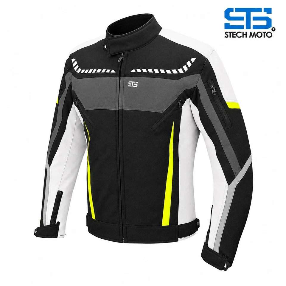 Giubbotto Moto in tessuto uomo S-tech 1602 STX-STELVIO H2Out 3-strati 4 Stagioni ST