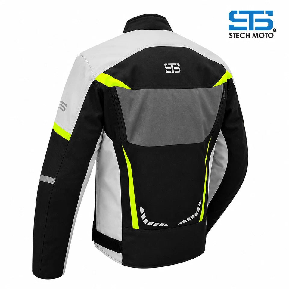 Giubbotto Moto in tessuto uomo S-tech 1602 STX-STELVIO H2Out 3-strati 4 Stagioni ST